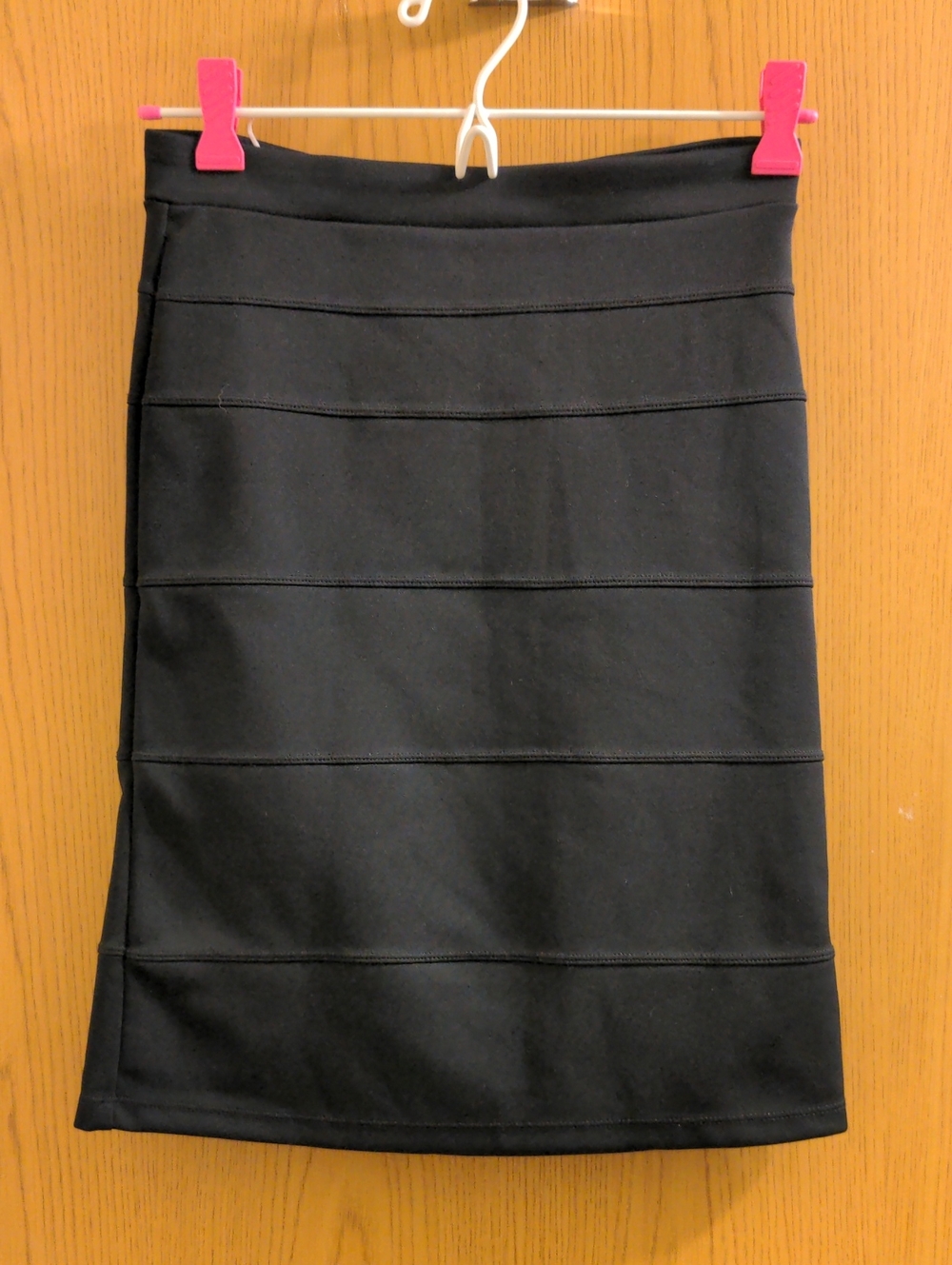 Classic Black Bandage Pencil Skirt